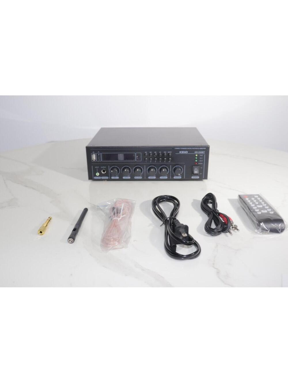 KEiiD KD-240BT Bluetooth Amplifier Receiver Home Audio Stereo w/ Remote